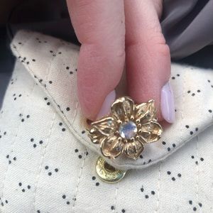 Logan Hollowell Lotus Moonstone Ring